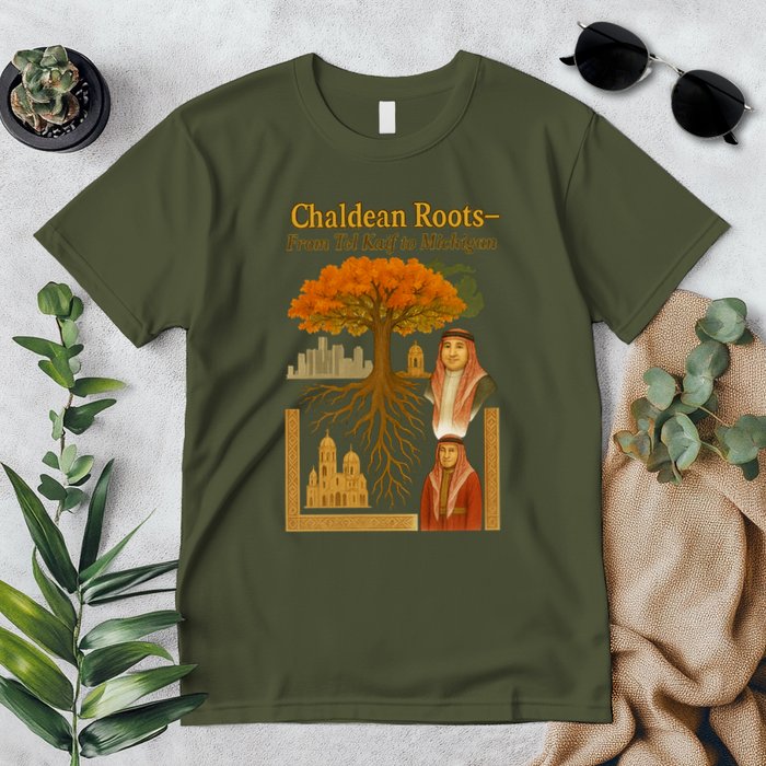 Chaldean Roots From Tel Kaif To Michigan Premium T-Shirt