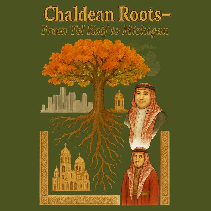Chaldean Roots From Tel Kaif To Michigan Premium T-Shirt