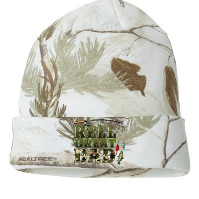 Camouflage Reel Great Dad Fishing Happy Fathers Day Kati Licensed 12" Camo Beanie