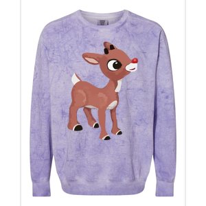 Classic Rudolph © GraphicLoveShop Classic Colorblast Crewneck Sweatshirt