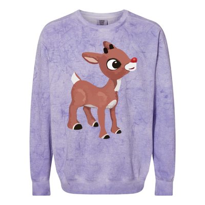 Classic Rudolph © GraphicLoveShop Classic Colorblast Crewneck Sweatshirt