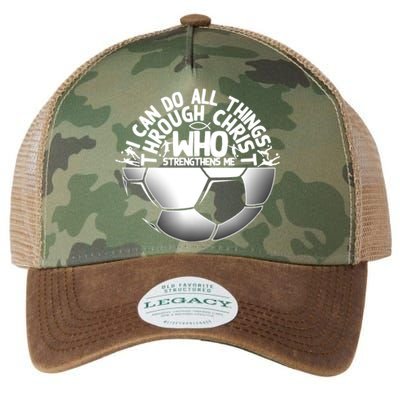 Cute Religious Goalies Best Christian Soccer Gift Legacy Tie Dye Trucker Hat