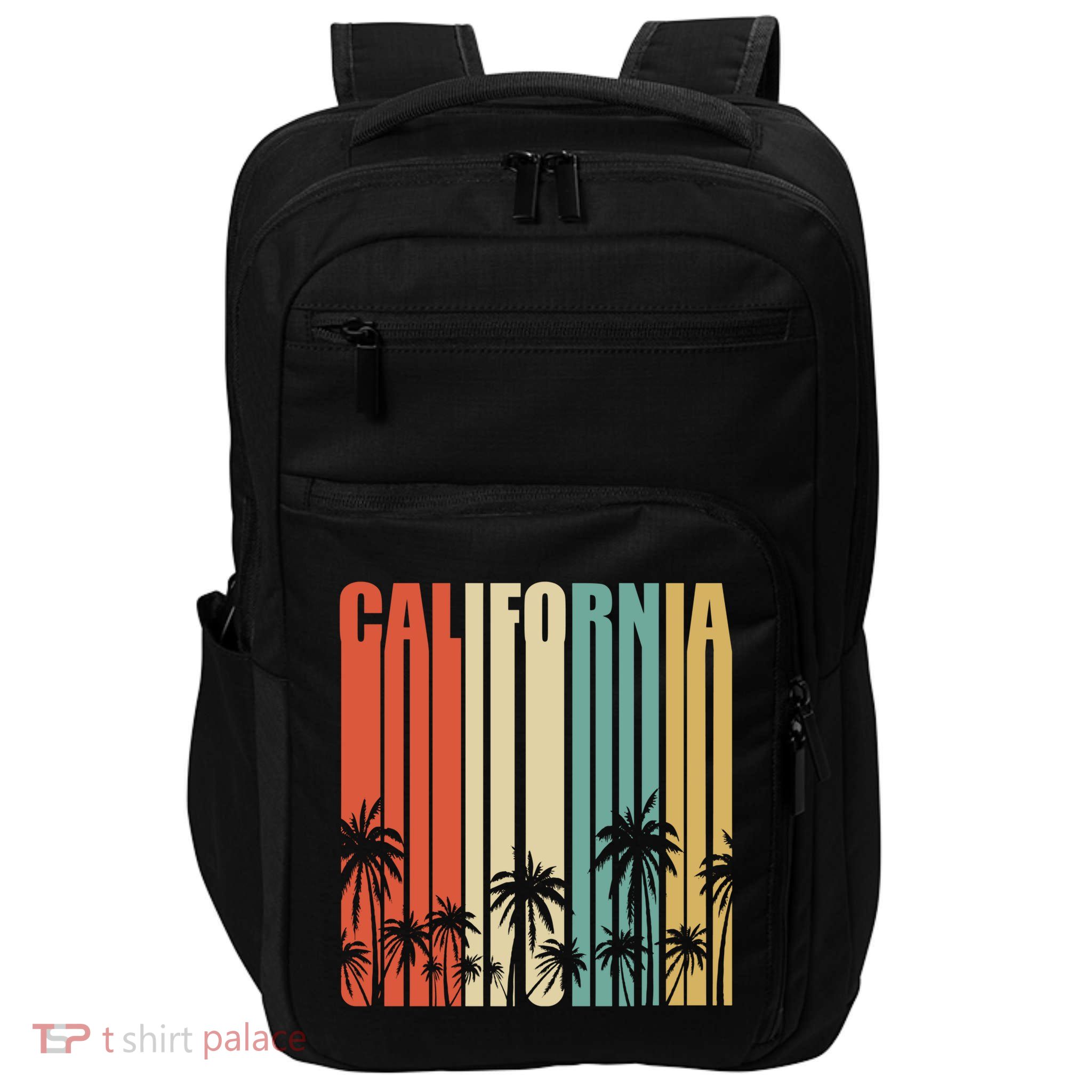 California Retro Gift Surfer Beach Cali Venice Gift Impact Tech Backpack