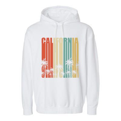 California Retro Gift Surfer Beach Cali Venice Gift Garment-Dyed Fleece Hoodie