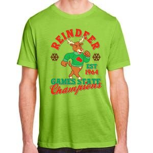 Christmas Reindeer Games State Champions Est 1964 Adult ChromaSoft Performance T-Shirt