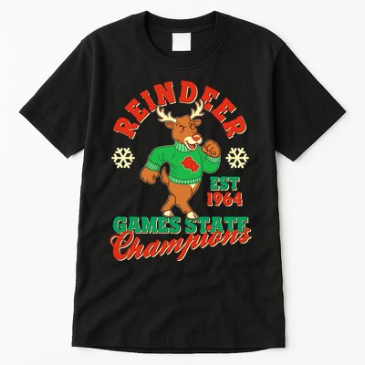 Christmas Reindeer Games State Champions Est 1964 Tall T-Shirt