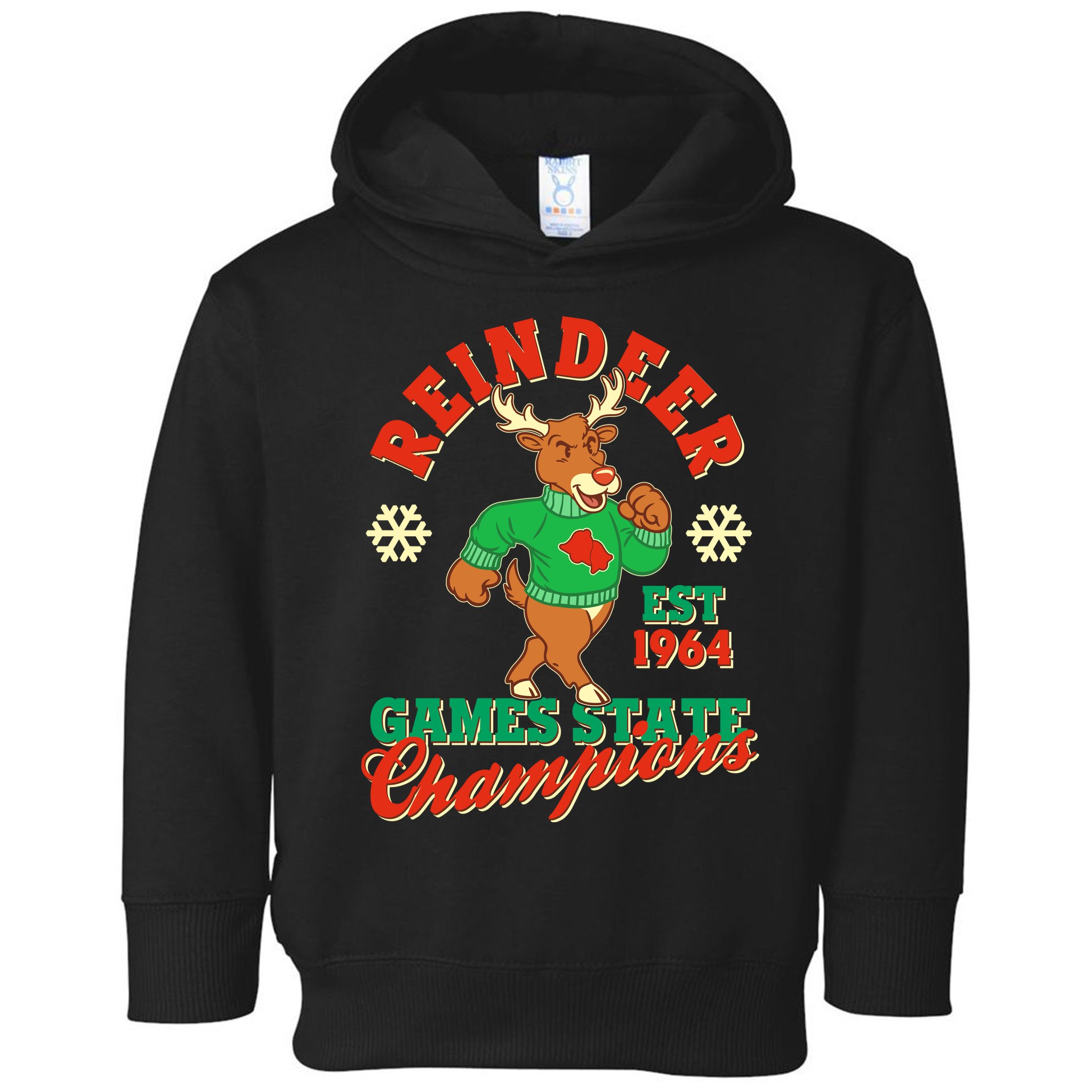 Christmas Reindeer Games State Champions Est 1964 Toddler Hoodie