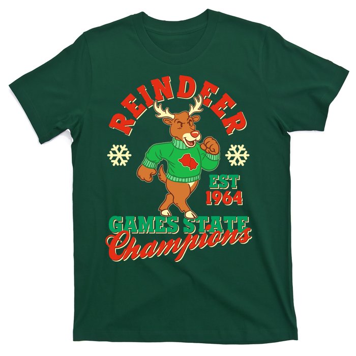 Christmas Reindeer Games State Champions Est 1964 T-Shirt