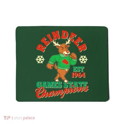 Christmas Reindeer Games State Champions Est 1964 Mousepad