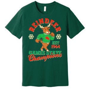 Christmas Reindeer Games State Champions Est 1964 Premium T-Shirt