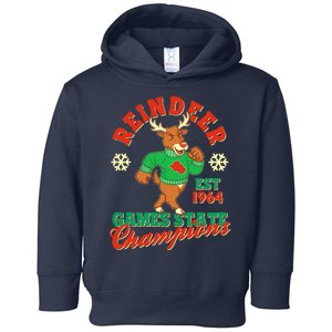 Christmas Reindeer Games State Champions Est 1964 Toddler Hoodie