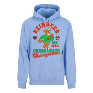 Christmas Reindeer Games State Champions Est 1964 Unisex Surf Hoodie