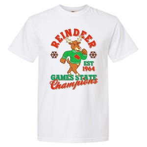 Christmas Reindeer Games State Champions Est 1964 Garment-Dyed Heavyweight T-Shirt