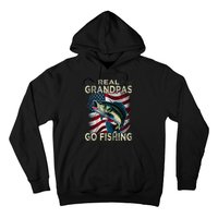 Cute Real Grandpas Go Fishing Largemouth Bass Hoodie