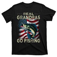 Cute Real Grandpas Go Fishing Largemouth Bass T-Shirt