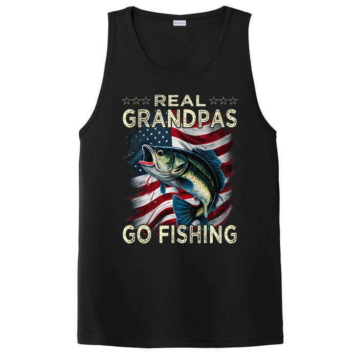 Cute Real Grandpas Go Fishing Largemouth Bass PosiCharge Competitor Tank