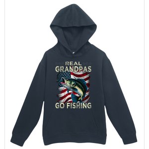 Cute Real Grandpas Go Fishing Largemouth Bass Urban Pullover Hoodie