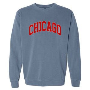 Chicago Retro Gift Garment-Dyed Sweatshirt