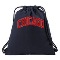 Chicago Retro Gift Drawstring Bag