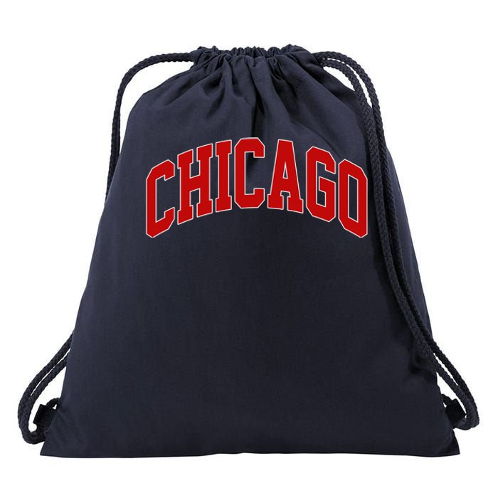 Chicago Retro Gift Drawstring Bag