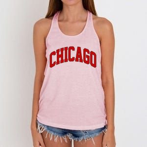 Chicago Retro Gift Women's Knotted Racerback Tank