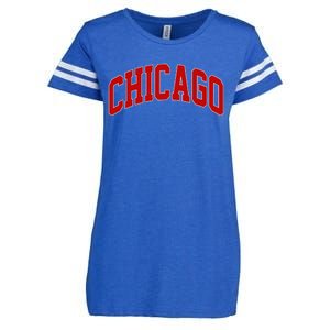 Chicago Retro Gift Enza Ladies Jersey Football T-Shirt