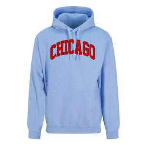 Chicago Retro Gift Unisex Surf Hoodie