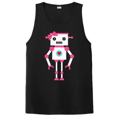 Cute Robot Girl Robots PosiCharge Competitor Tank