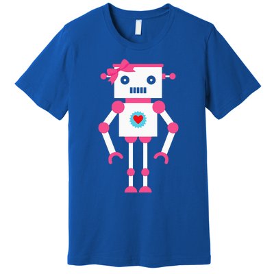 Cute Robot Girl Robots Premium T-Shirt