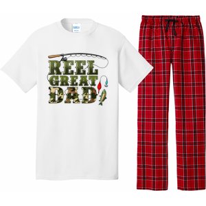 Camouflage Reel Great Dad Fishing Happy Fathers Day Pajama Set