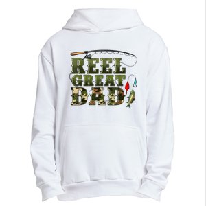 Camouflage Reel Great Dad Fishing Happy Fathers Day Urban Pullover Hoodie