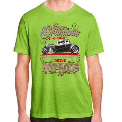 Cool Real Grandpas Drive Hot Rods Adult ChromaSoft Performance T-Shirt