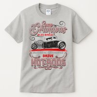 Cool Real Grandpas Drive Hot Rods Tall T-Shirt