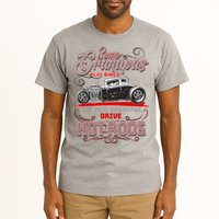Cool Real Grandpas Drive Hot Rods Tall T-Shirt