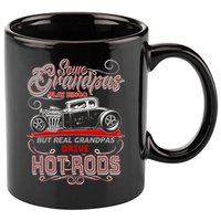 Cool Real Grandpas Drive Hot Rods 11oz C Handle Ceramic Mug