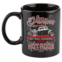 Cool Real Grandpas Drive Hot Rods 11oz C Handle Ceramic Mug