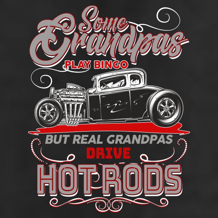 Cool Real Grandpas Drive Hot Rods 11oz C Handle Ceramic Mug