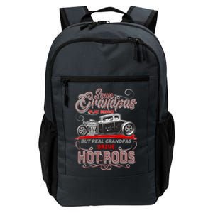 Cool Real Grandpas Drive Hot Rods Daily Commute Backpack