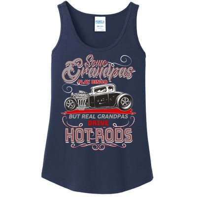 Cool Real Grandpas Drive Hot Rods Ladies Essential Tank