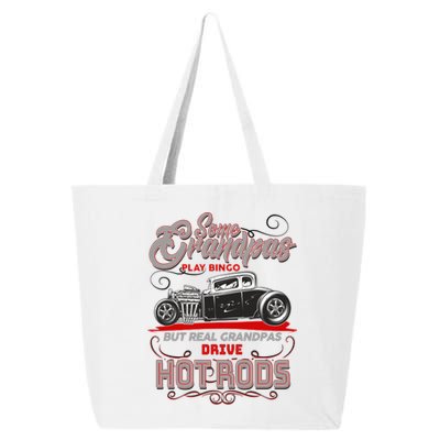 Cool Real Grandpas Drive Hot Rods 25L Jumbo Tote