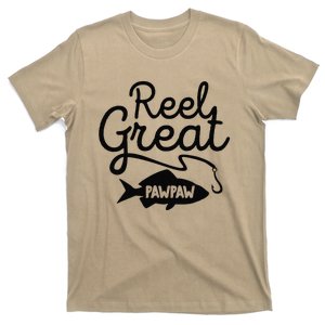 Cute Reel Great Pawpaw Fishing Grandpa Lover Fathers Day T-Shirt