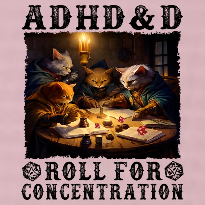 Cats Rpg Gamer Roll For Concentration Funny Quote Apparel 25L Jumbo Tote