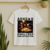 Cats Rpg Gamer Roll For Concentration Funny Quote Apparel T-Shirt