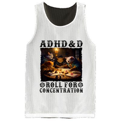 Cats Rpg Gamer Roll For Concentration Funny Quote Apparel Mesh Reversible Basketball Jersey Tank