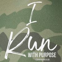 Christian Running Gift For Runners I Run With Purpose Legacy Tie Dye Trucker Hat