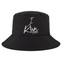 Christian Running Gift For Runners I Run With Purpose Cool Comfort Performance Bucket Hat