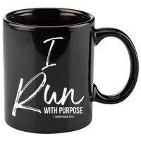 Christian Running Gift For Runners I Run With Purpose 11oz C Handle Ceramic Mug