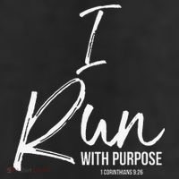 Christian Running Gift For Runners I Run With Purpose Beanie