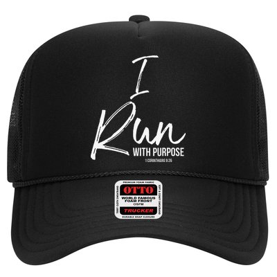 Christian Running Gift For Runners I Run With Purpose Trucker Hat
