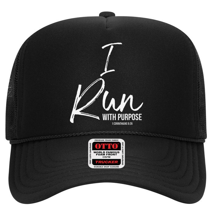 Christian Running Gift For Runners I Run With Purpose Trucker Hat